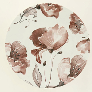 Тарелка обеденная 26см LUCKY Маки керамика 000000000001208728