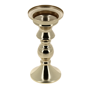 Подсвечник декоративный "NEO Classic" 18см металл/стекло золото R011284 000000000001200404