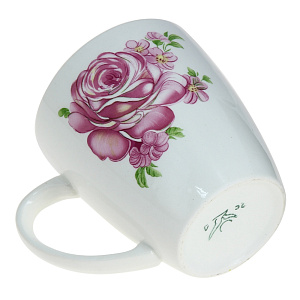 Кружка Розовые розы Кубаньфарфор, 260мл 000000000001107821