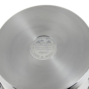 Кастрюля с крышкой 2,85л TRAMONTINA Duo Silicone 62483/200-TR 000000000001087620