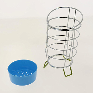 Подставка для столовых приборов.Используется для сушки и хранения.Изготовлено:стальная хромированная проволока.Диаметр 10-12,5 см вы 000000000001189823