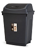 Контейнер для мусора 15л черный/графит пластик_ST