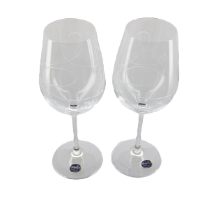 Набор бокалов для вина 2шт 350мл CRYSTALEX Виола бесцветная гравировка стекло 000000000001207565