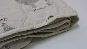 ДОЛИНА РАМБУЛЬЕ  Стеганый Hаматрасник 90х200, 1пр, хлопок/овечья шерсть/полиэф.вол 000000000001179475