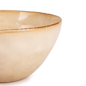 Салатник 15,5см бежевый глазурованная керамика 000000000001217533