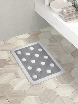 Коврик д/т горох 40х60 100%хл серM000048 000000000001187193