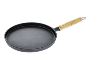 Сковорода блинаая из чугуна с деревянной ручкой 22 см Tradition Myron Cook MC6224 000000000001168455