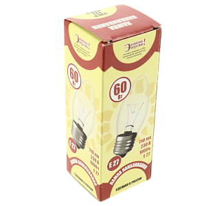 Лампа Свет XXI века Азбука Света, 60 Вт 000000000001048455