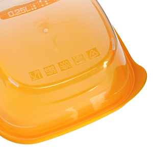 Квадратный контейнер для микроволновой печи Fresh&Go Curver, 0.25л 000000000001141356