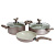 Набор посуды лдя приготовления 3 предмета VITESSE c покрытием Eco-Cera алюминий VS-2217 000000000001176733