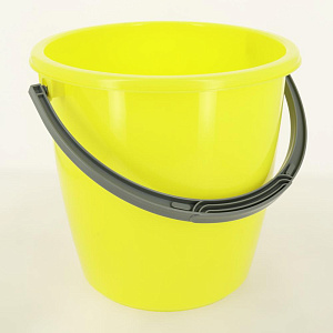 Ведро 12л ШЕФ ПОЛИМЕР. Экологически чистый ударопрочный материал.Усиленный Корпус.Утолщенное дно. Бортик усилен ребрами жесткости. Желтое.Полипропилен 000000000001209404