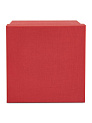 Коробка подарочная 13х13х13см РУТАУПАК тиснение ЛЕН куб красный Коробка подарочная 13х13х13см РУТАУПАК тиснение ЛЕН куб красный 000000000001226859