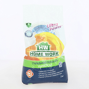 Порошок стиральный 3кг HOME WORK полиэстер 000000000001212791