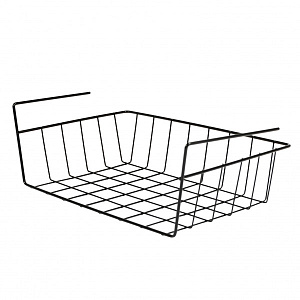 Корзинка навесная 36,5х21х12см HARMONIA черный металл 000000000001217806