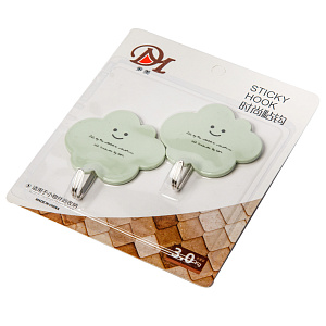 Крючки 2шт Облако Тренд пластик 000000000001176217