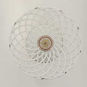 Конфетница Кнопка на ножке В 8см Д 19см/ПФ-91809 000000000001171109