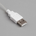 Гирлянда-Нить 5м 50LED LUAZON LIGHTING IP20 USB РОСА серебристая нить свечение белое фиксинг 000000000001208003