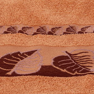 Пол-це 70х140Лепестки Коралл,хл100%,п400 000000000001188132