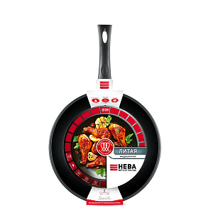 Сковорода 28см НЕВА МЕТАЛЛ ПОСУДА Литая Индукция алюминий 000000000001218666