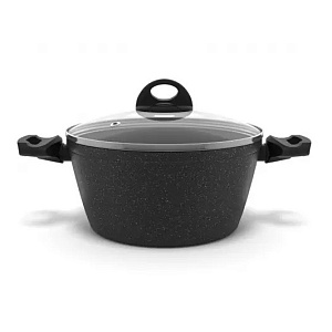 Кастрюля 4,2л CRISTELLE BLACK STONE кованый алюминий 000000000001210482