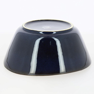 Салатник 22см/1,5л DE'NASTIA большой синий керамика 000000000001210840