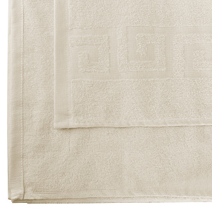 Простыня махровая 150х180см СОФТИ с бордюром светло-бежевый хлопок 100% 000000000001214263