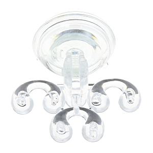 Подставка для зубных щеток на присоске Мультидом, пластик 000000000001126923