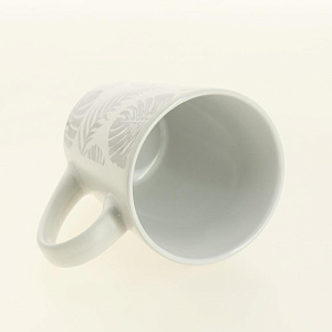 Кружка 330мл LUCKY Тропики белый керамика 000000000001209914