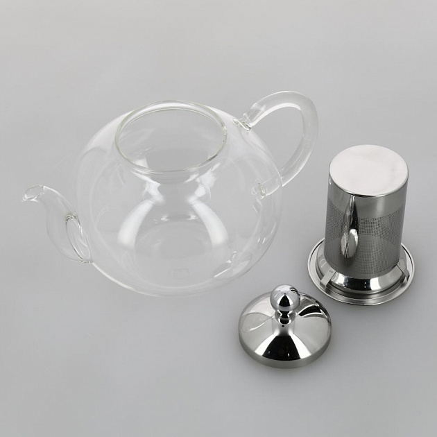 Чайник заварочный 1500мл с металлическим фильтром CRISTELLE Spark стекло Cr2350 000000000001203336