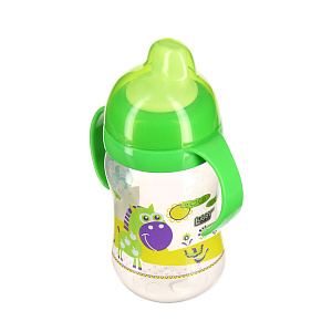 Поильник-Непроливайка с твердым носиком Веселые животные Lubby, от 6 месяцев, 250мл 000000000001135465
