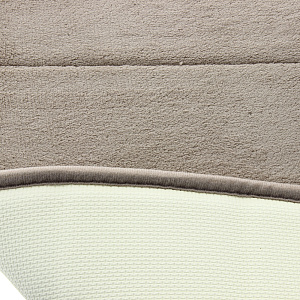 Коврик для ванной DE'NASTIA 45х70см memory бежевый полиэфир M111124 000000000001154560