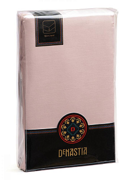 Проcтыня 160x240см DE'NASTIA розовый 100%хб сатин C010832 000000000001204358