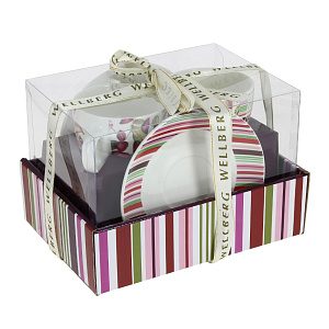 Чайный набор Wellberg, фарфор, 4 предмета 000000000001163769