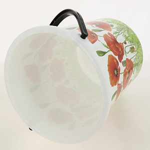 Ведро 11л ЦВЕТЫ без крышки пластик 4314302 000000000001204655