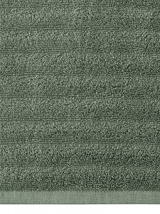 Полотенце махровое 40x60см LUCKY Узкая волна зеленый хлопок 100% 000000000001220910