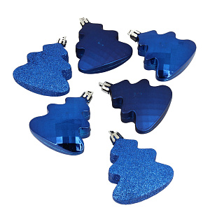 Набор декоративных украшений Елочка Посуда Центр, 7 см, 6 шт. 000000000001161769