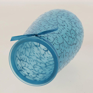 Стеклянная ваза-карандашницавысотой 120 мм Ручная роспись по тонировке 9014/120/r12012.4 000000000001194605