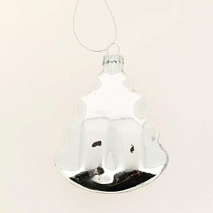 Новогоднее подвесное украшение Дед Мороз из стекла 2х9,5х8см 81806 000000000001201793