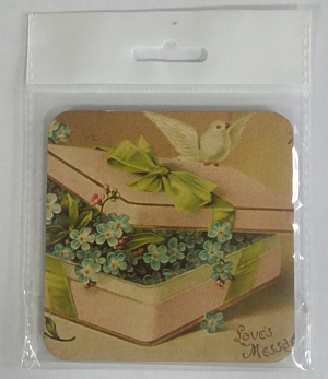 Набор пробковых подставок - 2 шт. 9,5см*9,5см, состав:  пробка на стрип-ленте 000000000001182615