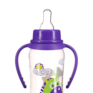 Бутылочка с соской от 0 месяцев Русские мотивы Lubby, 240-250мл 000000000001135397