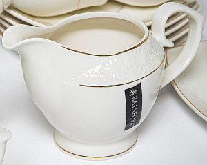 Набор чайный 15 предметов BALSFORD НЕЖНОСТЬ (чашка 300мл-6шт,блюдце-6шт,чайник,сахарница,молочник) подарочная упаковка фарфор 000000000001207523