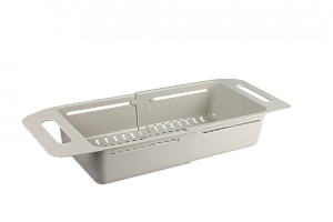 Дуршлаг 48х38см VERDE для овощей в раковину универсальный белый полипропилен 000000000001205683