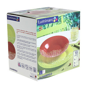 ПОЛЕ ЦВЕТОВ Набор столово посуды 18 предметов H8932 000000000001104790