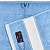 Полотенце махровое 50х90см Dina Me атласный бордюр синяя мурена 100% хлопок 000000000001212588