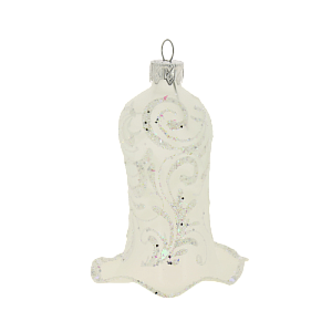 Колокольчик Морозец стекло 10см NP-1237 000000000001191691