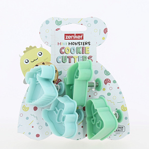 Формочки-штампы для вырезания печений 4шт FACKELMANN MiniM Девочка полипропилен 000000000001210509