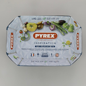 Форма для запекания 30х20см PYREX прямоугольная стекло 000000000001177341