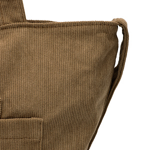 Сумка женская 34x34х7см бежевый вельвет/полиэстер 000000000001221754