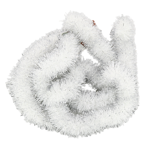 Мишура 2,7х0,07м БИФОРЕС бело-серебристая 000000000001209081