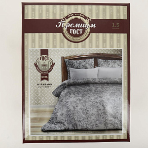 Комплект постельного белья 1,5спальный бязь Премиум Гост(70х70)рисунок 6461-1/15218-91 Мураками,100%хлопок,537798 000000000001196500
